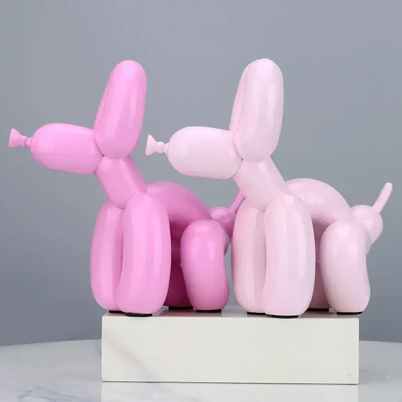 Modern gold balloon dog statue living room resin art sculpture