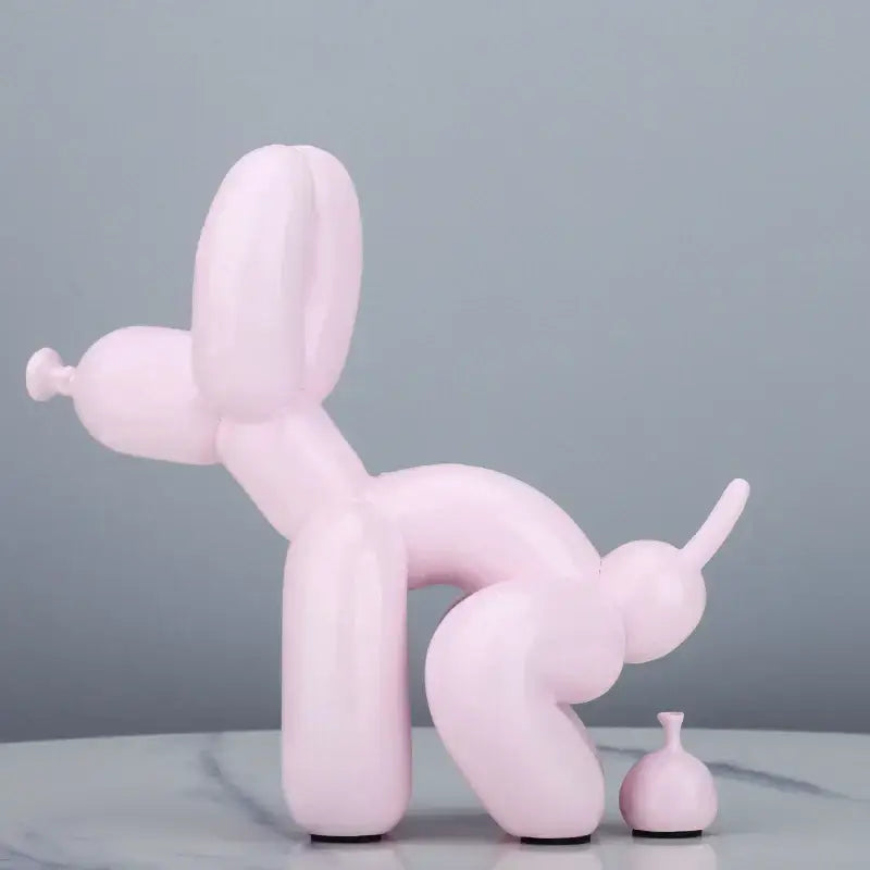 Modern gold balloon dog statue living room resin art sculpture