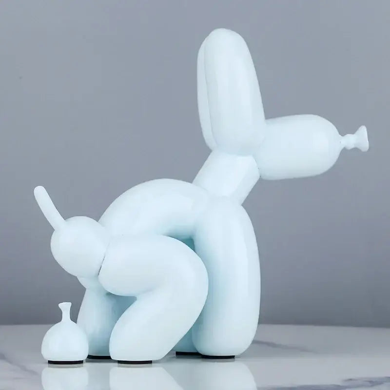 Modern gold balloon dog statue living room resin art sculpture