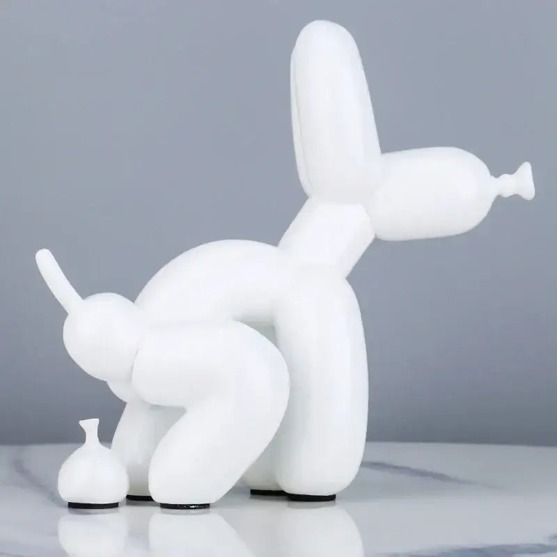 Modern gold balloon dog statue living room resin art sculpture