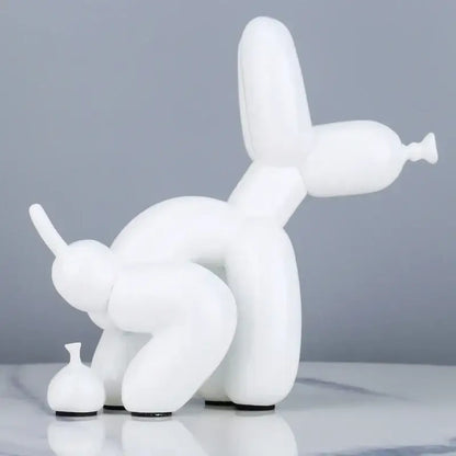 Modern gold balloon dog statue living room resin art sculpture