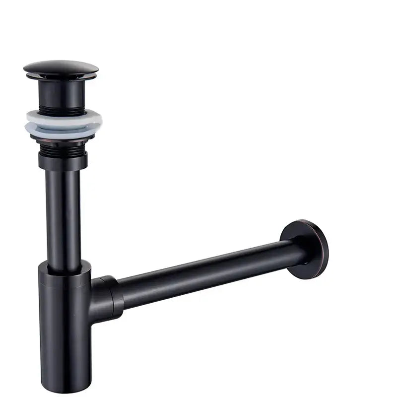 Modern gold basin tap siphon kit bathroom pop up drain