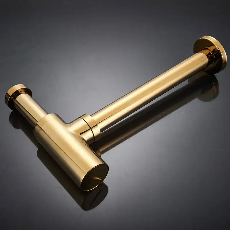 Modern gold basin tap siphon kit bathroom pop up drain