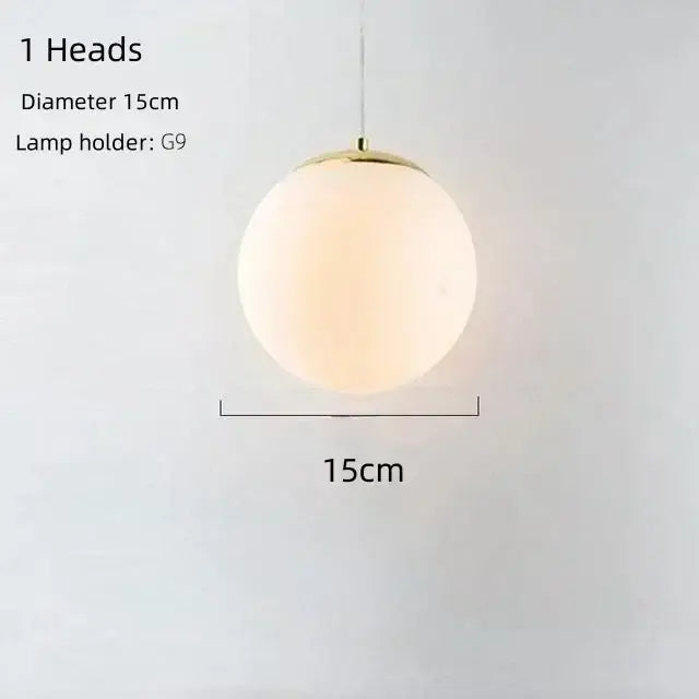 Modern gold bean glass chandelier dining room linear lighting