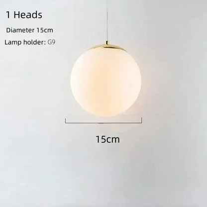 Modern gold bean glass chandelier dining room linear lighting