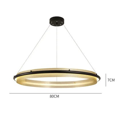 Modern gold & black honeycomb round pendant light for dining room