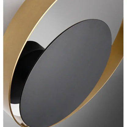 Modern gold & black led wall sconce – living room decor light