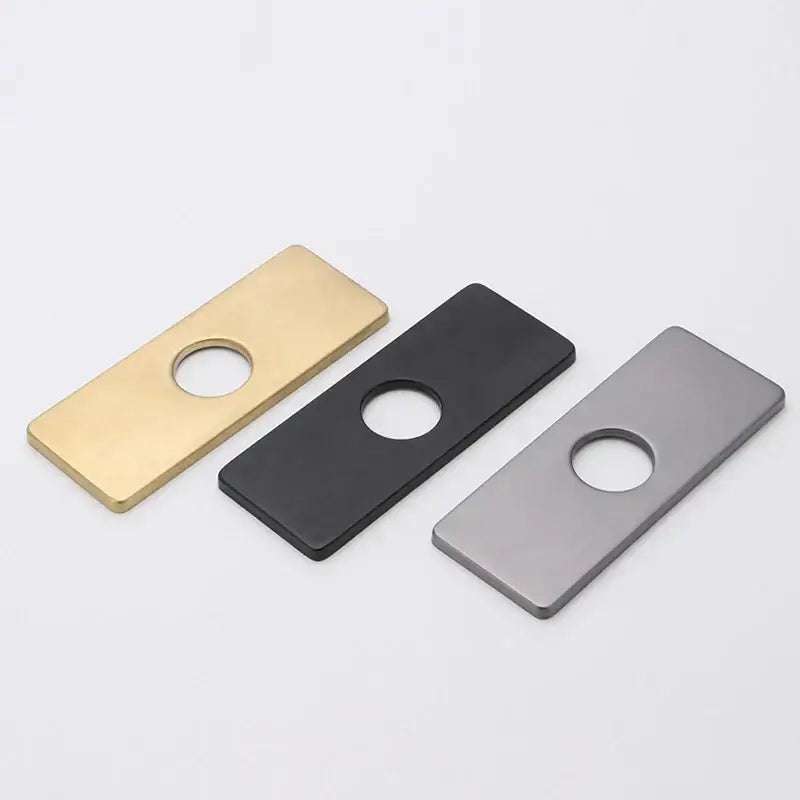 Modern gold black & silver hole cover deck plate kitchen faucet accessory