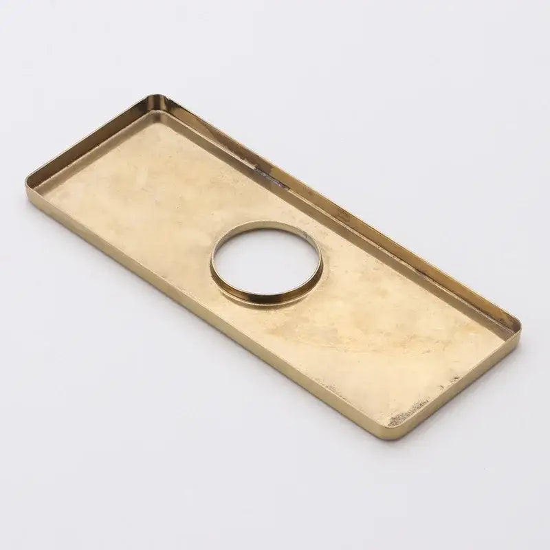 Modern gold black & silver hole cover deck plate kitchen faucet accessory