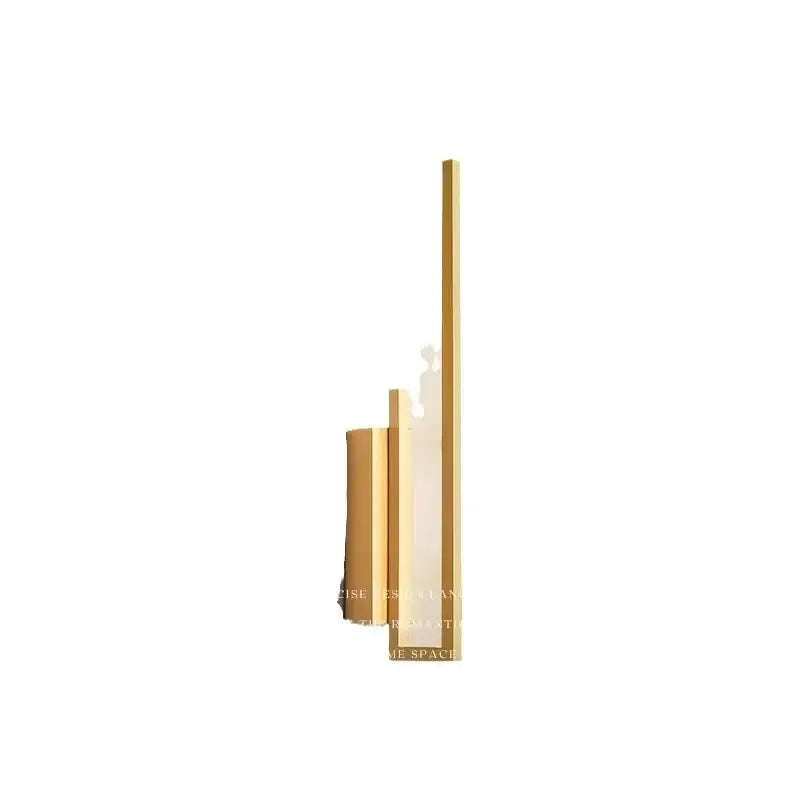 Modern gold brass wall light sconce bedroom frosted glass light