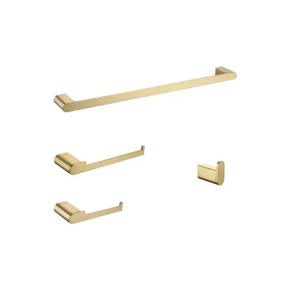 Modern gold brushed bathroom accessories set bathroom decor
