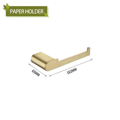 Modern gold brushed bathroom accessories set bathroom decor