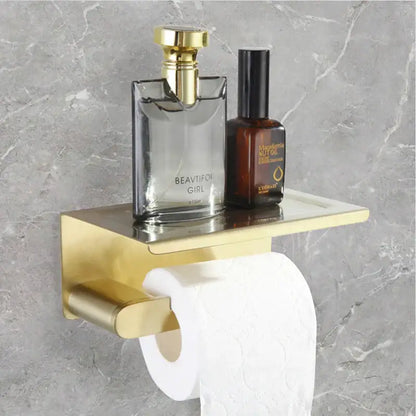 Modern gold brushed bathroom accessories set bathroom decor