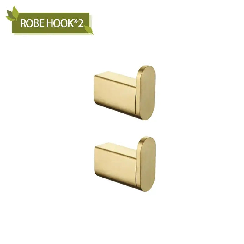 Modern gold brushed bathroom accessories set bathroom decor