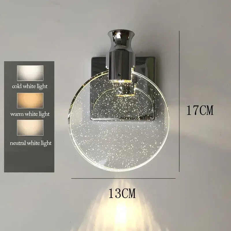 Modern gold bubble crystal pendant lights for living room