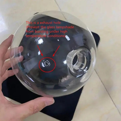 Modern gold bubble glass ball pendant light for kitchen