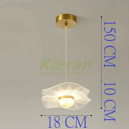 Modern gold butterfly led chandelier dining room glass pendant light
