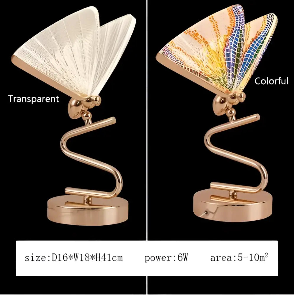 Modern gold butterfly led pendant lamp bedroom chandelier lighting