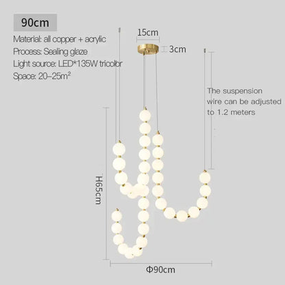 Modern gold modern chandelier light fixture for living room