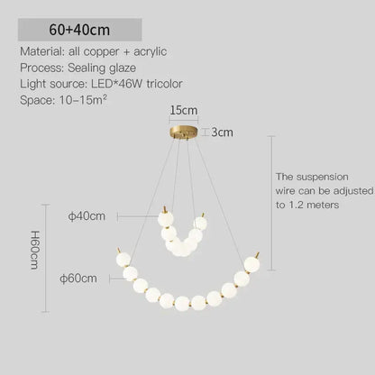 Modern gold modern chandelier light fixture for living room