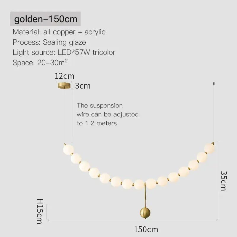 Modern gold modern chandelier light fixture for living room