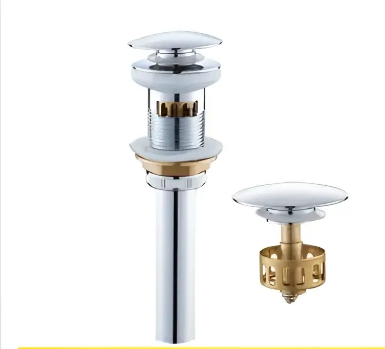 Modern gold & chrome brass basin faucet kitchen sink tap