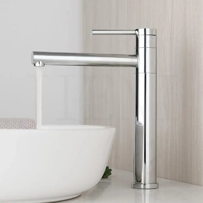 Modern gold & chrome single handle basin faucet bathroom mixer