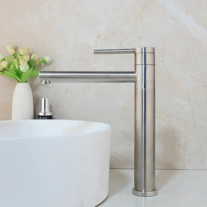 Modern gold & chrome single handle basin faucet bathroom mixer