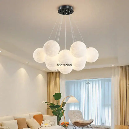 Modern gold cloud bubble ball led pendant lights for dining room