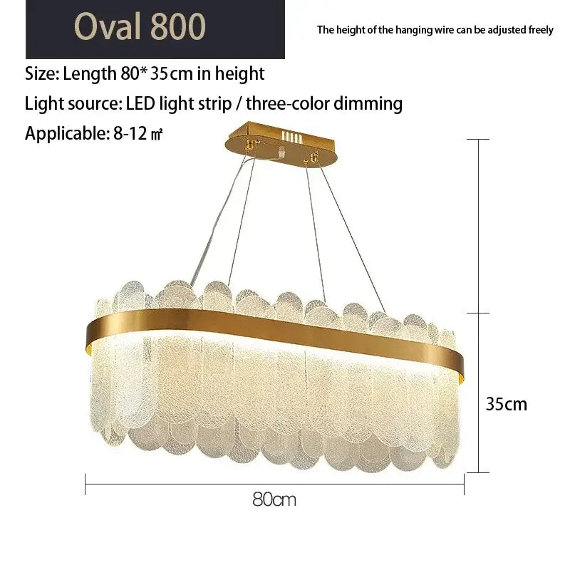 Modern gold cloud crystal led chandelier living room ceiling lamp