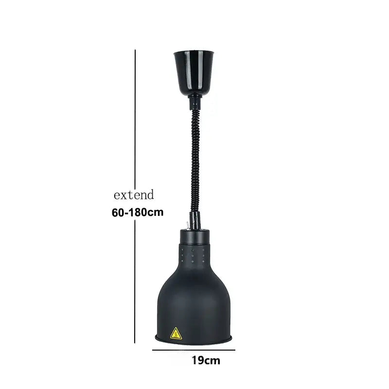 Modern gold & copper bell 250w electric heat lamp kitchen pendant light