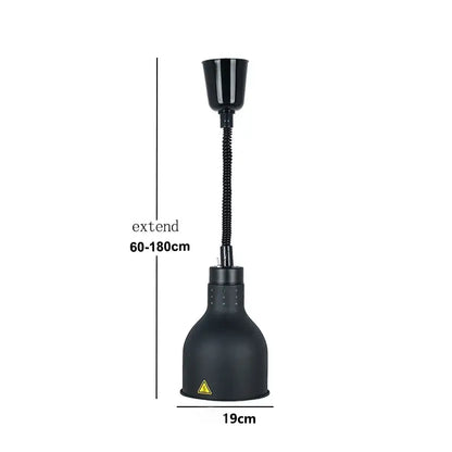 Modern gold & copper bell 250w electric heat lamp kitchen pendant light