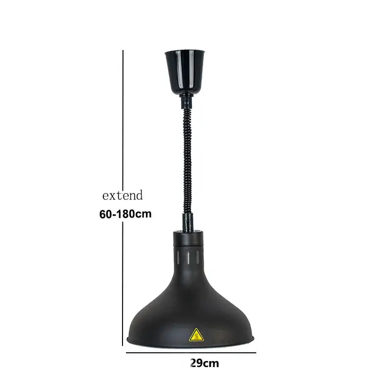 Modern gold & copper bell 250w electric heat lamp kitchen pendant light