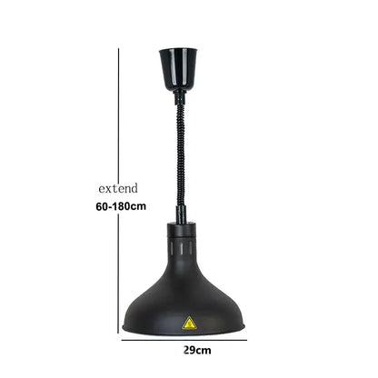 Modern gold & copper bell 250w electric heat lamp kitchen pendant light