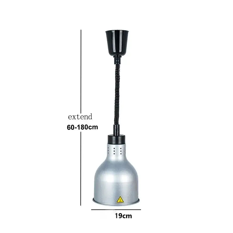 Modern gold & copper bell 250w electric heat lamp kitchen pendant light