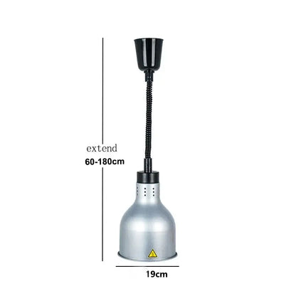 Modern gold & copper bell 250w electric heat lamp kitchen pendant light