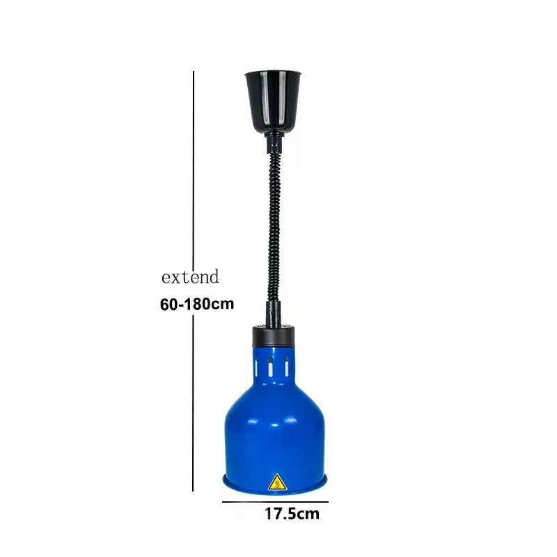 Modern gold & copper bell 250w electric heat lamp kitchen pendant light
