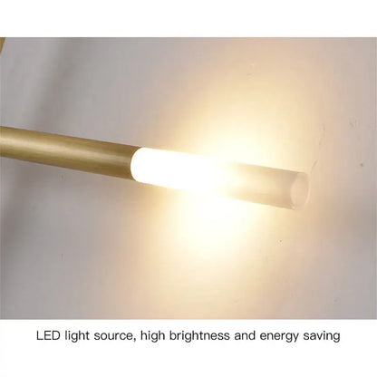 Modern gold cross-shaped wall lamp living room sconce