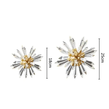 Modern gold crystal ball acanthosphere home decoration living room