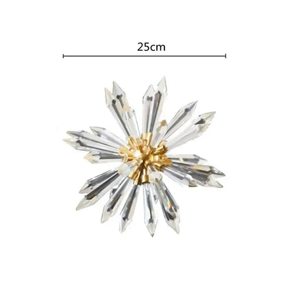 Modern gold crystal ball acanthosphere home decoration living room