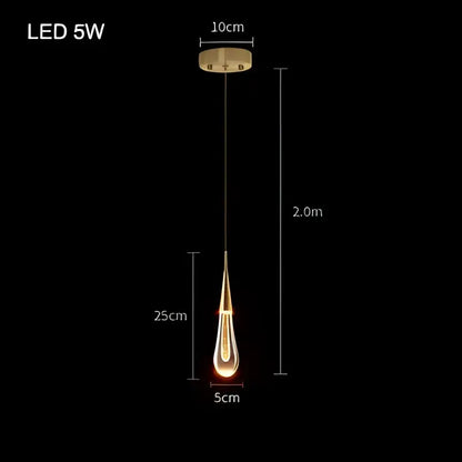 Modern gold crystal bubble pendant chandelier for dining room