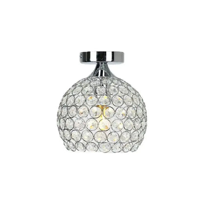 Modern gold crystal diamond ceiling light for dining room