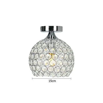 Modern gold crystal diamond ceiling light for dining room