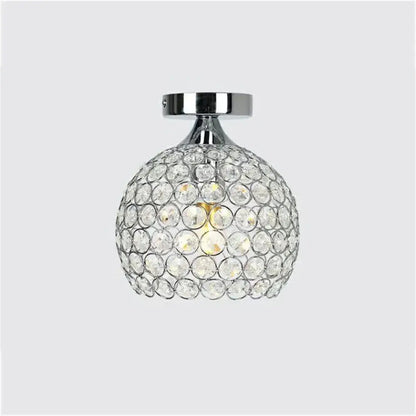 Modern gold crystal diamond ceiling light for dining room