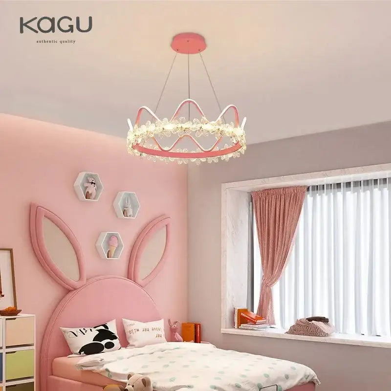 Modern gold crystal flower ring chandelier for living room