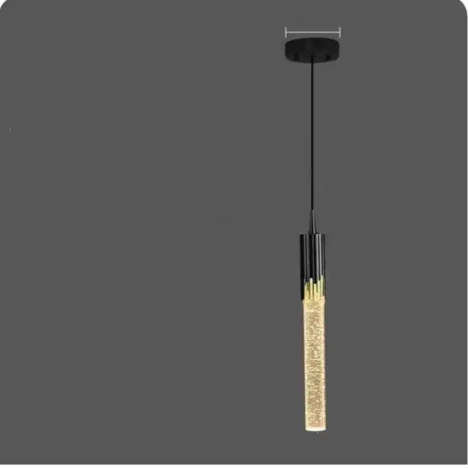 Modern gold crystal led pendant light for living room
