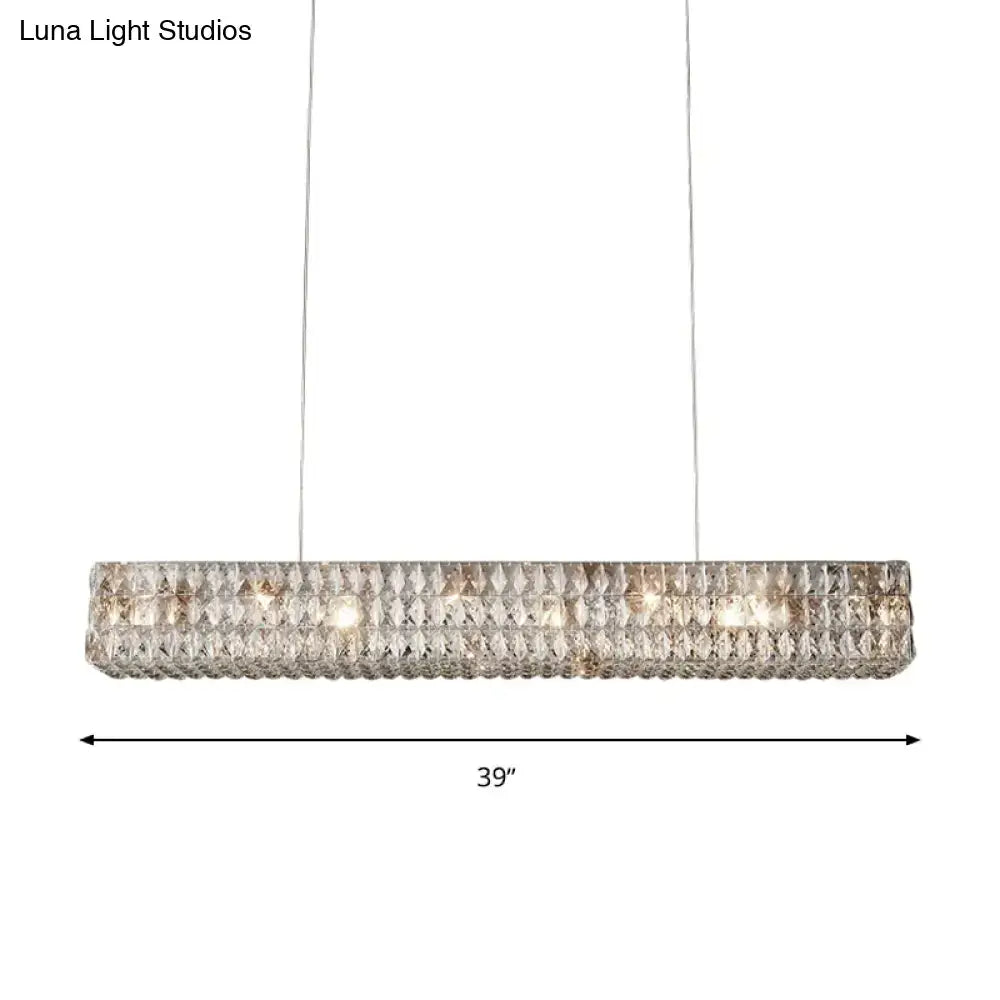 Modern gold crystal pendant chandelier kitchen island 110v-120v