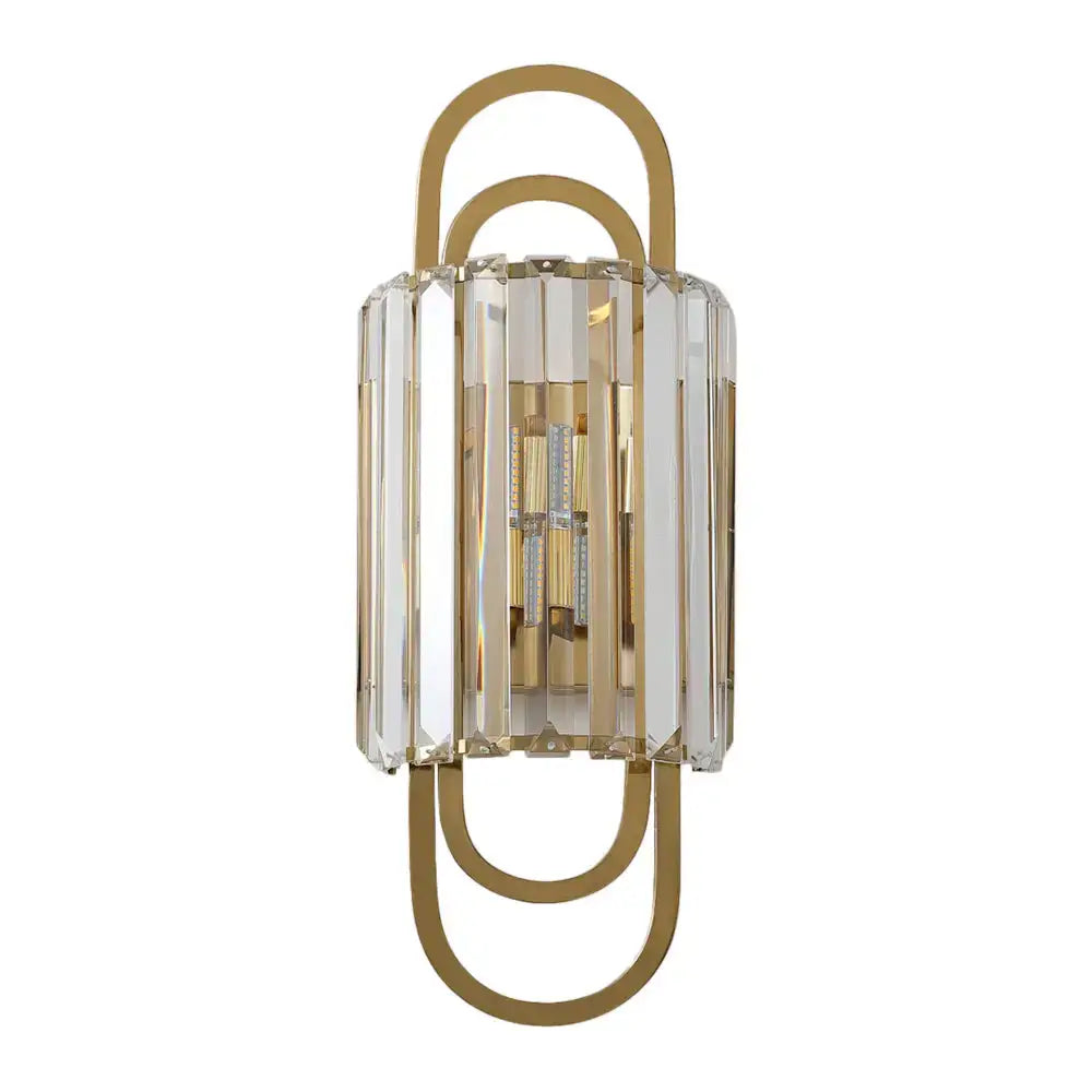 Modern gold crystal wall lamp bedroom modern style fixture