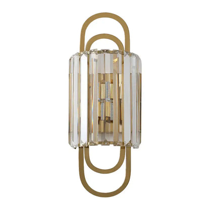 Modern gold crystal wall lamp bedroom modern style fixture
