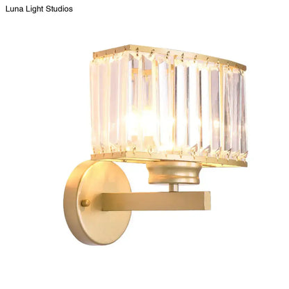 Modern gold crystal wall lamp hallway lighting 220v-240v